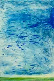 Colin McCahon, The Lark’s Song, synthetic polymer paint, watercolour and graphite on paper