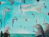 Limbo Bay by Bill Hammond, acrylic on canvas, offered Nov 2014