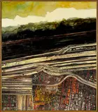 Robert Ellis, Motorway/City, oil on board