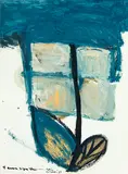 Colin McCahon, A Mrkusich Daisy, synthetic polymer paint on paper