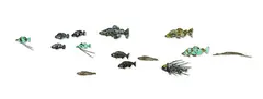 The Rare and Queer Fishes of New Zealand by Elizabeth Thomson, cast bronze, 14 parts, sold Nov 2014