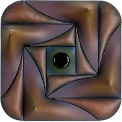 Icon No. 17 by Edward Bullmore, acrylic, canvas and wood (1976), offered Nov 2014