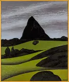Don Binney, Maungarahoa, oil on board