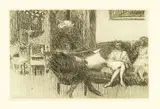 Édouard Vuillard, Interieur au Canape ou Soir, etching, circa 1930