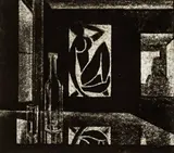 John Drawbridge, Interior with Matisse, mezzotint, artist’s proof