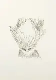 Tony Fomison, Flame Face No. I, lithograph, a/p 3