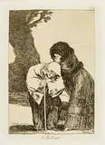 Francisco Goya y Lucientes, Hush – Capricho No. 28, etching and aquatint, circa 1798