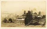Trevor Lloyd, Untitled – Auckland Grammar School, etching