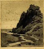 Trevor Lloyd, Kare Kare (sic), etching
