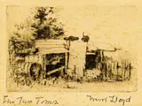 Trevor Lloyd, The Two Toms, etching