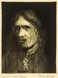 Trevor Lloyd, Shadows of the Past, etching