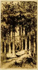 Trevor Lloyd, Kauries (sic), etching