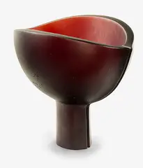 Ann Robinson, Splitting Pod, cast glass, 1/1