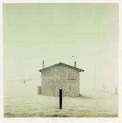 Grahame Sydney, Fog at Ranfurly, lithograph, 33/75
