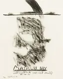 Ralph Hotere, Matauri Bay, lithograph, 8/30