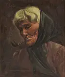 Vera Cummings, Portrait of a Maori Woman, oil on canvas