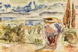 Olivia Spencer Bower, Grampians Range, watercolour