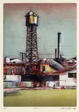 Stanley Palmer, Tower, bamboo engraving, 19/30