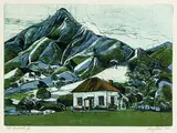 Stanley Palmer, Hill, Coromandel, bamboo engraving, 5/600