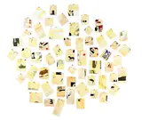 How do we learn? by Richard Killeen, acrylic and collage on aluminium, 61 pieces, offered Aug 2014