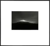 Laurence Aberhart, The Prisoners’ Dream No. 3 (Taranaki from Oeo Rd, under moonlight, 27 – 28 September, 1999), gold and selenium toned gelatin silver print