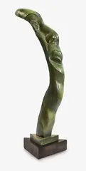 Apollo and Dahphne by Terry Stringer, cast bronze, 8/10, offered Aug 2014