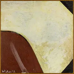 Headland by Colin McCahon, enamel on board, sold Aug 2014