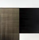 Callum Innes, Exposed Painting Scheveningen Black 2002, oil on linen