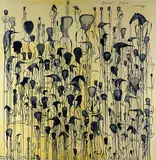 Jealous Lover by Bill Hammond, acrylic on linen, offered Aug 2014