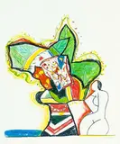 Pat Hanly, Bouquet to All Women, lithograph, 14/30