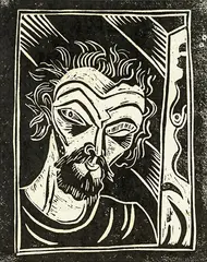 Self Portrait by Philip Clairmont, linocut, edition of 25 (1978), sold Jun 2014