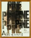 Ralph Hotere, Pine: Acre of Wounds, monoprint