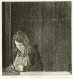 Grahame Sydney, Eight Months, etching, 6/25