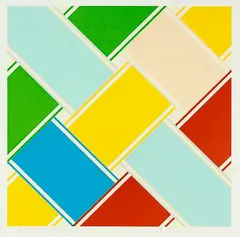 Lattice by Ian Scott, screenprint, artists proof, AP, sold Jun 2014