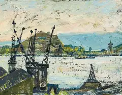 J P Rutherford, Early morning, acrylic on board