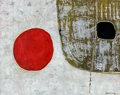 John Blackburn, Untitled – Abstract, gouache on card