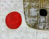 John Blackburn, Untitled – Abstract, gouache on card