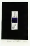 Ralph Hotere, Dawn/Water Poem, silkscreen, xerox and collage on paper, 27/50
