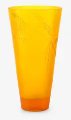 Kowhai Vase by Layla Walter, lead crystal, 1/1, offered Jun 2014