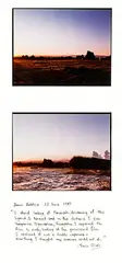 Fiona Clark, Dawn Solstice: 1987, two cibachrome colour photographs