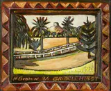 Nigel Brown, Gribblehurst Park, oil on board and card