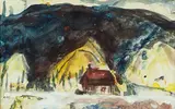 Anna Caselberg, For a Nelson Childhood, watercolour and gouache