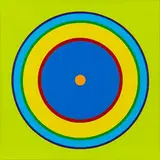 Michael Smither, Blue=F, acrylic on canvas
