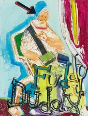 Mark Braunias, Fuddy Duddy, acrylic on canvas