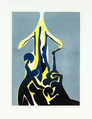 Untitled by Michael Smither, screenprint, offered Jun 2014