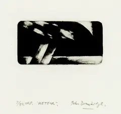 Meteor by John Drawbridge, mezzotint, 7/150, sold Jun 2014