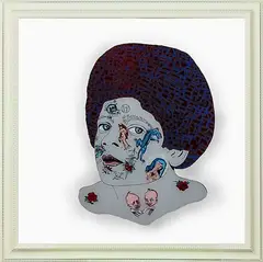 Sam Mitchell, Roc On, acrylic on Perspex