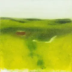 A Sheltered Farm by Andrew Barber, oil on linen, offered Apr 2014
