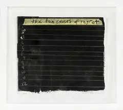et al., the ten causes of regret, mixed media