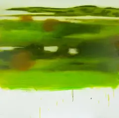 Andrew Barber, Magnificent Matakana, oil on linen